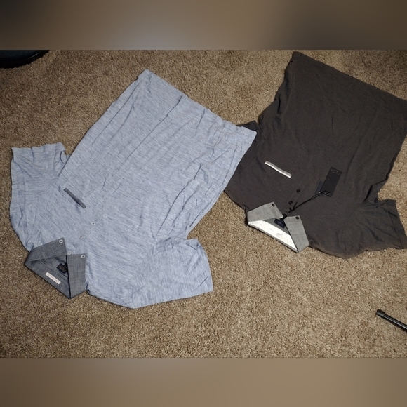 Good Man Brand Gray and Light Blue Polo Shirts NWT - Picture 7 of 7